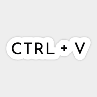 copy paste ctrl v paste Sticker